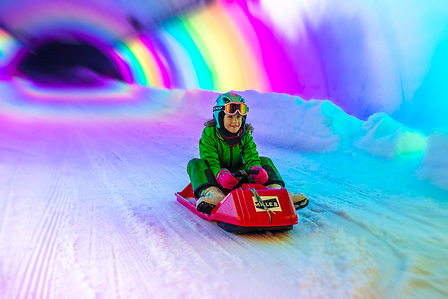 Piste de luge aux Arcs