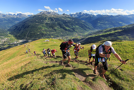 Course trail aux Arcs